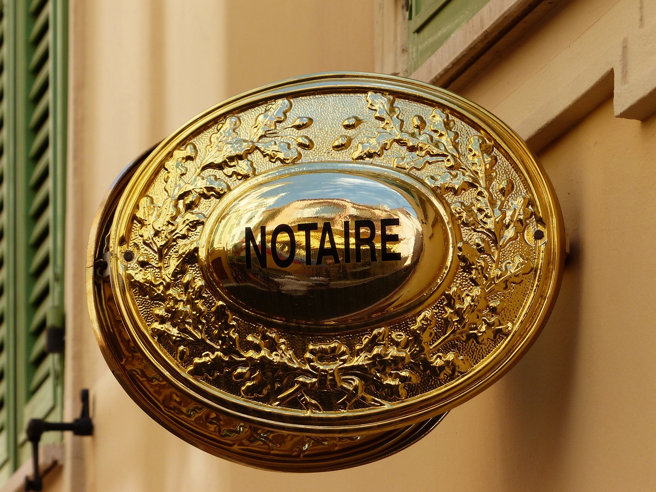 Plaque notaire